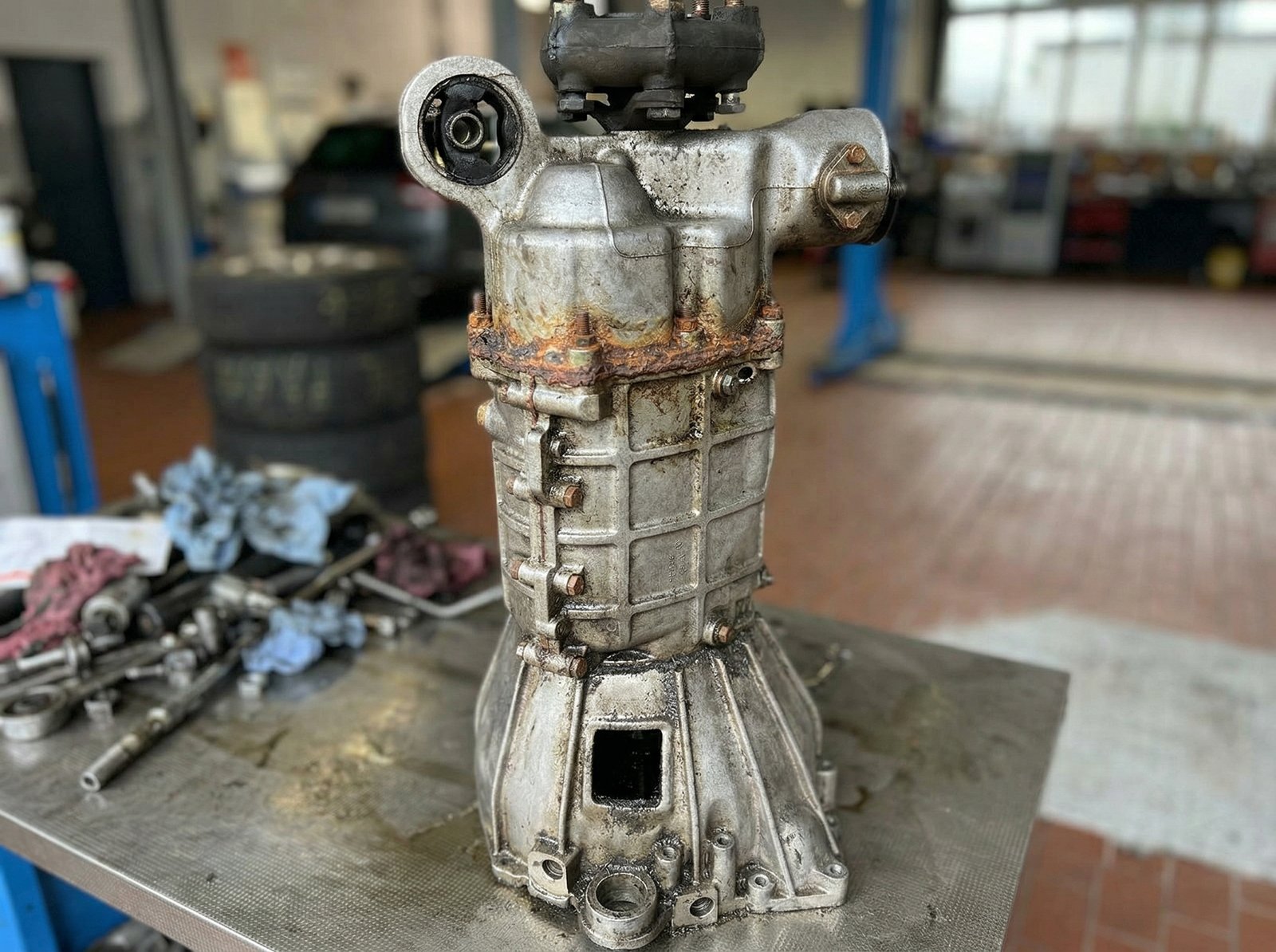 Getriebeglocke verrostet