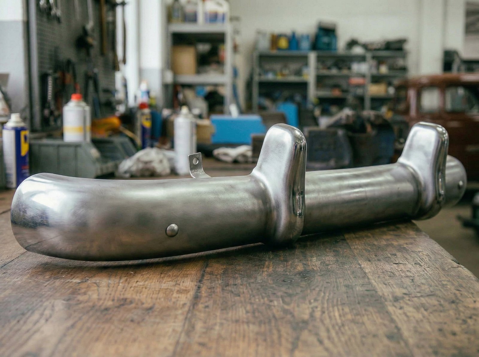 Stoßstange nach Laserreinigung